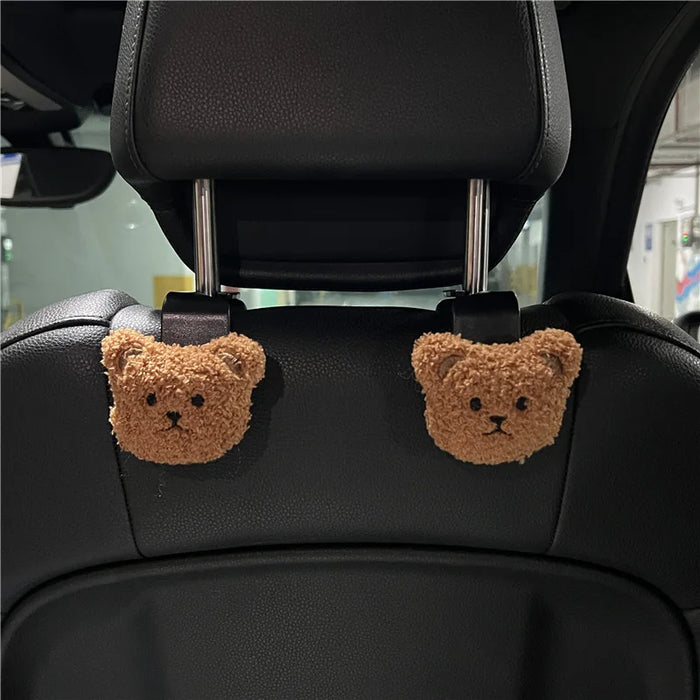 Cartoon Car Headrest Hooks — 2-Pack