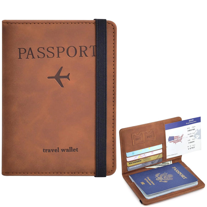 Passport Holder for Travel Essentials Wallet Cover Case for Accessories, Book Holders