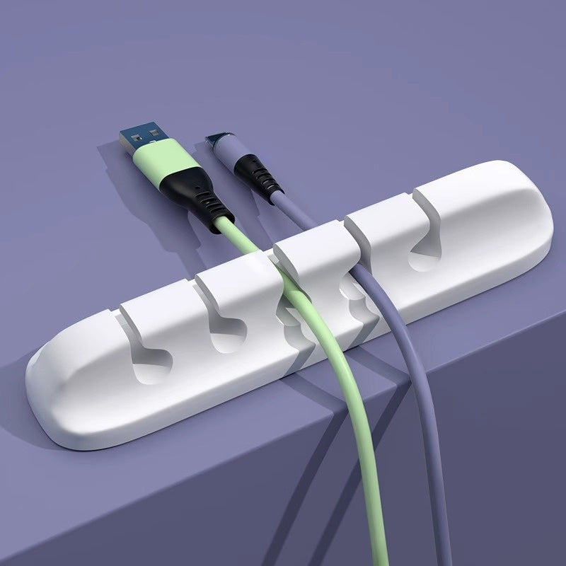 Cable Organizer Silicone Desk Cable Holder
