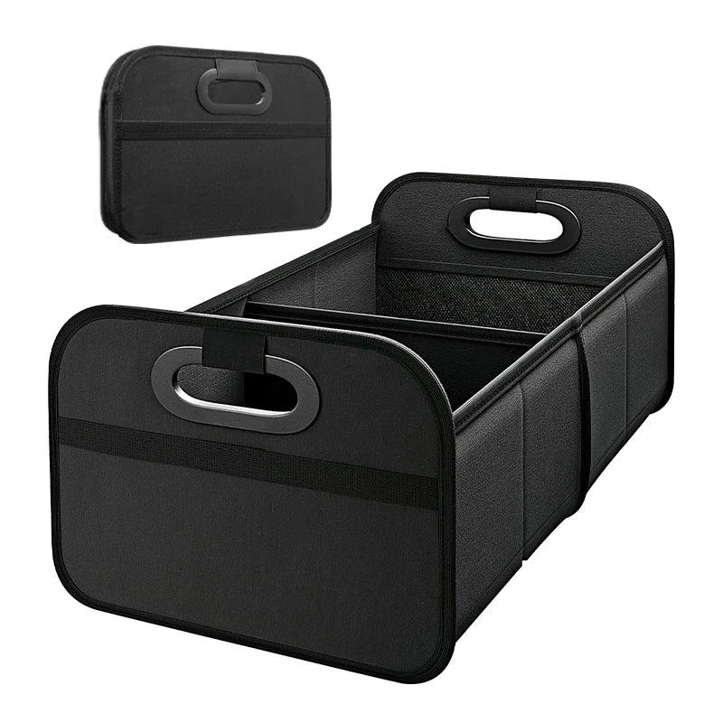 Trunk Organizer for suv, Foldable portable car storage box for camping outdoor storeroom