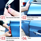 6.6 / 16.4 / 32.8 ft Car Door Seal Edge Protector Auto Sealing Tape Strips Guard Trim