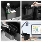 Car Trash Can (with Lid) Contains 60 (300) Garbage Bags, Small Car Can