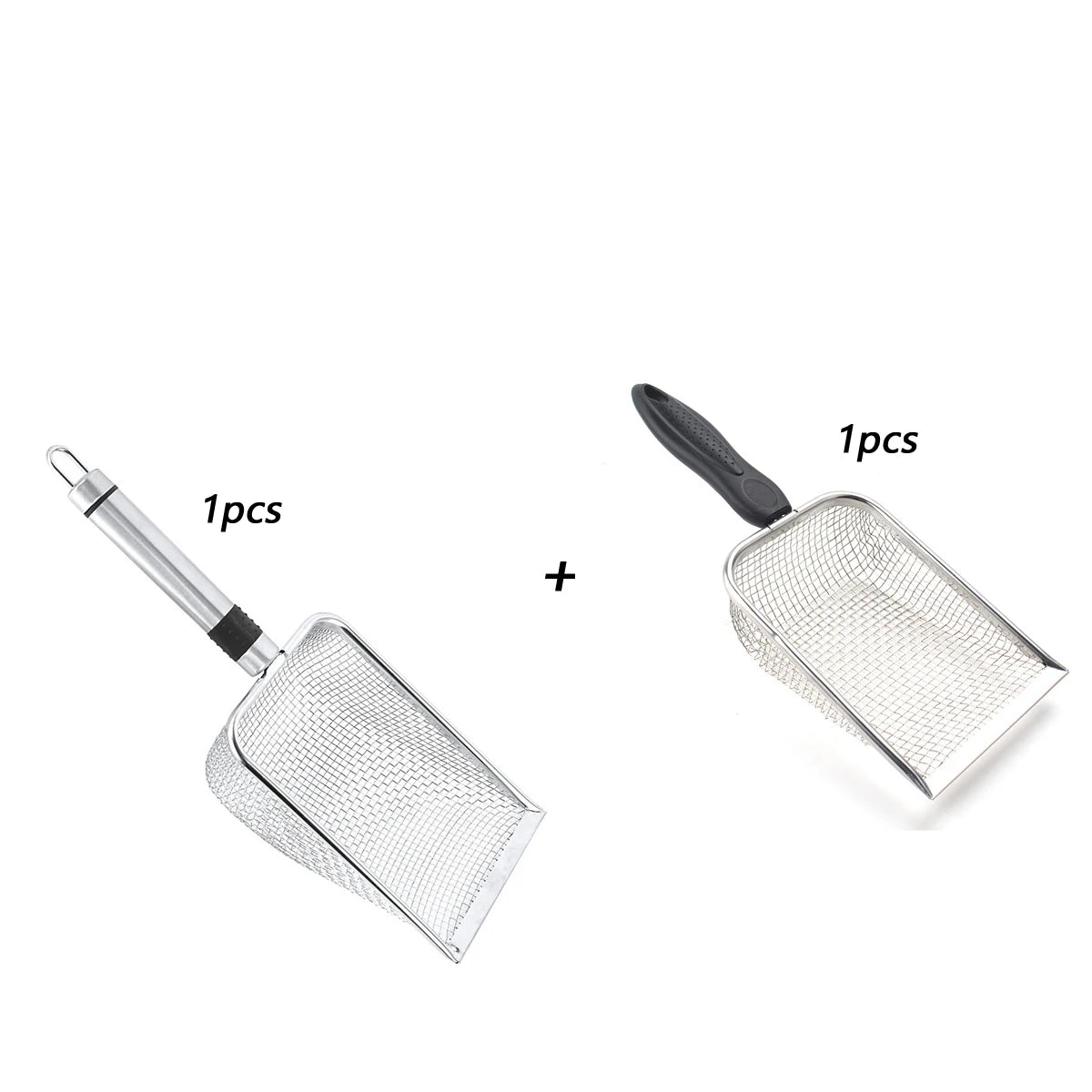 Stainless Steel Cat Litter Scoop Feces Fine Box Accessories