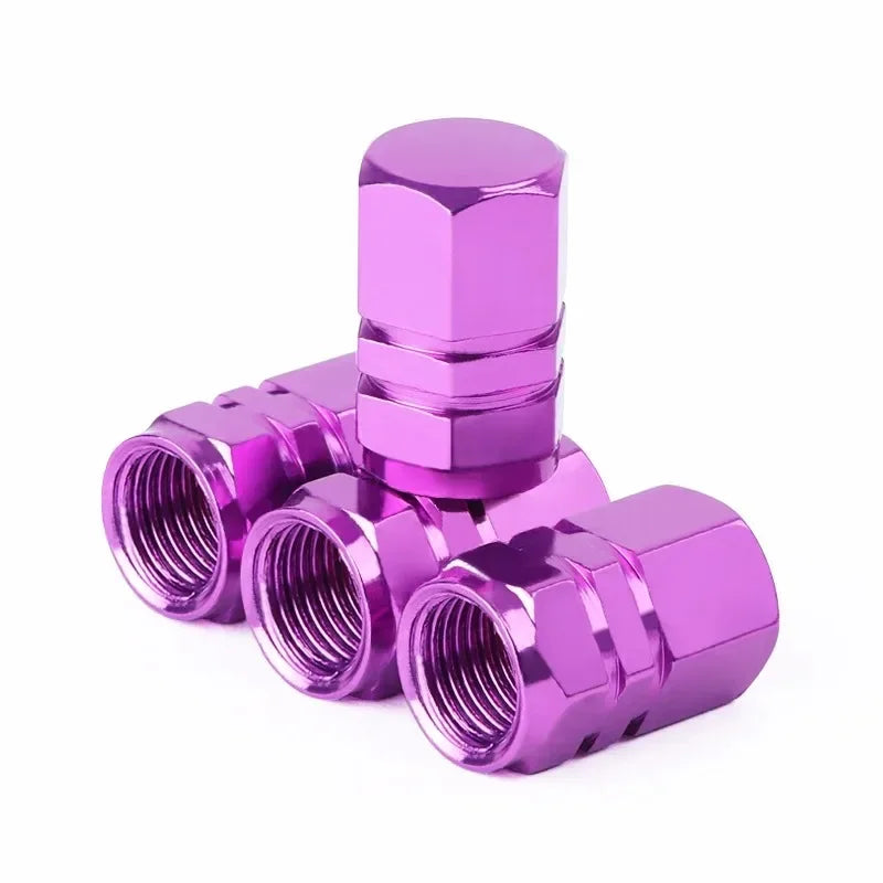 Tire Valve Stem Caps Decorative Tires Accessories Aluminum Alloy Nipple Wheel