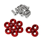 M6 Car Modified Fasteners Fender Washer Bumper Engine Concave Screws License Plate
