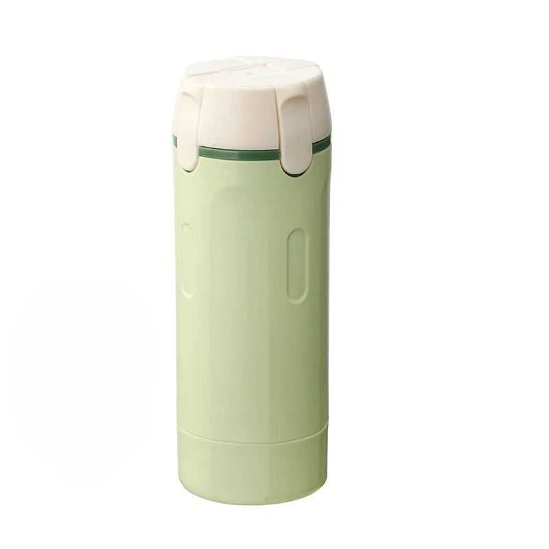 4-in-1 Emulsion Dispenser Bottle, Travel Minimalist with Labels, Toiletry Container