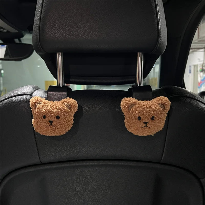 Cartoon Car Headrest Hooks — 2-Pack