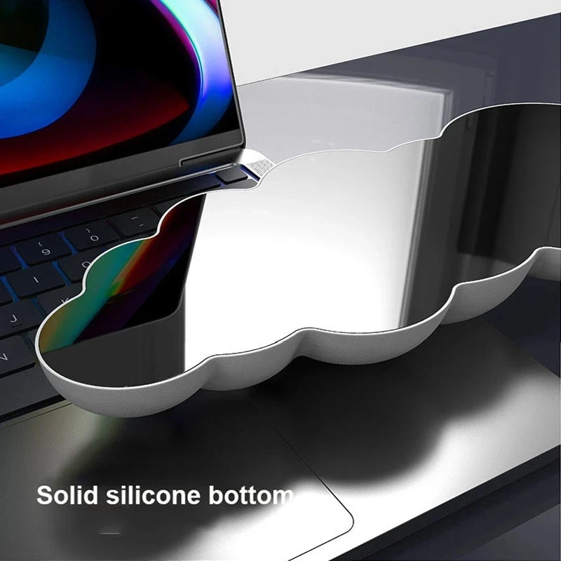 Mouse pad with wrist rest keyboard cloud anti-slip memory foam desktop office gamer