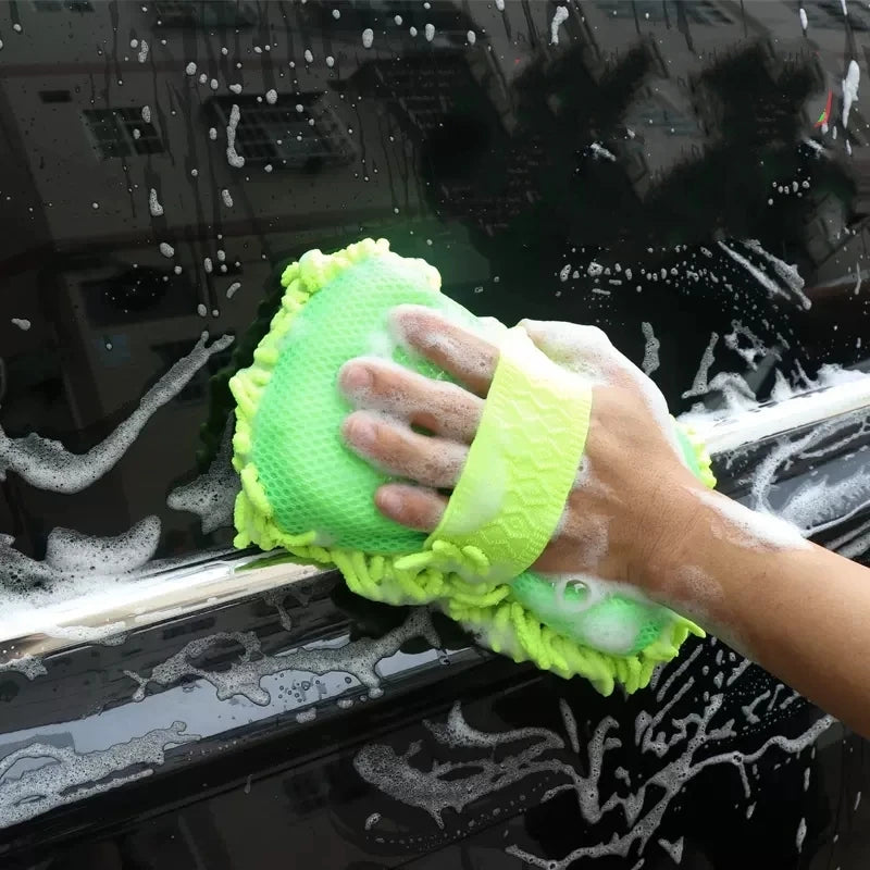 Microfiber Car Washer Sponge Cleaning Car Care Detailing Brushes Washing Towel Auto