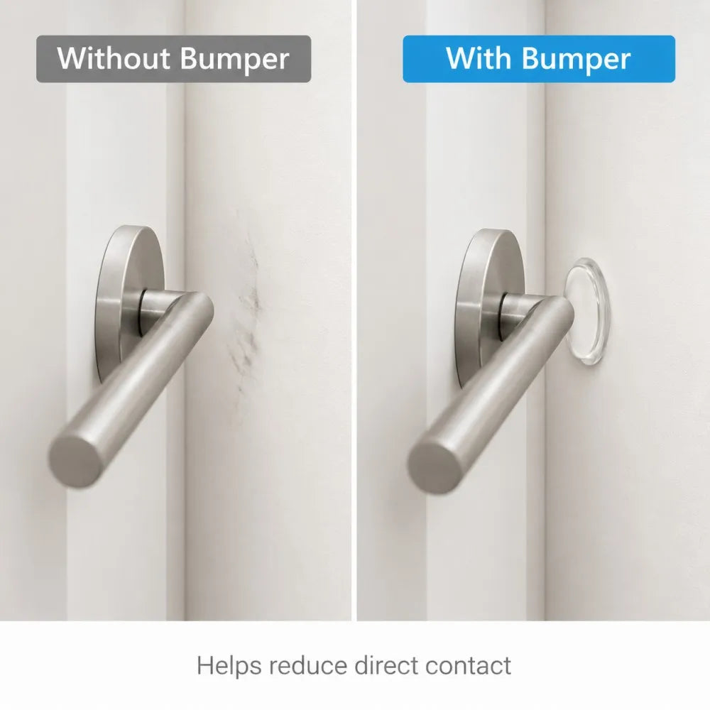Clear Door Stopper Wall Protector Self Adhesive Furniture Bumper Pads Noise Dampening