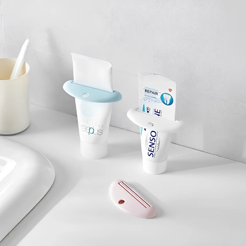 Multifunction Manual Toothpaste Tube Squeezer Clip Facial Cleanser Dispenser Extruding