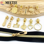 5# Zipper Sliders for Nylon Zippers Tape Bag Zips Pull Head Sewing Luggage Repair DIY