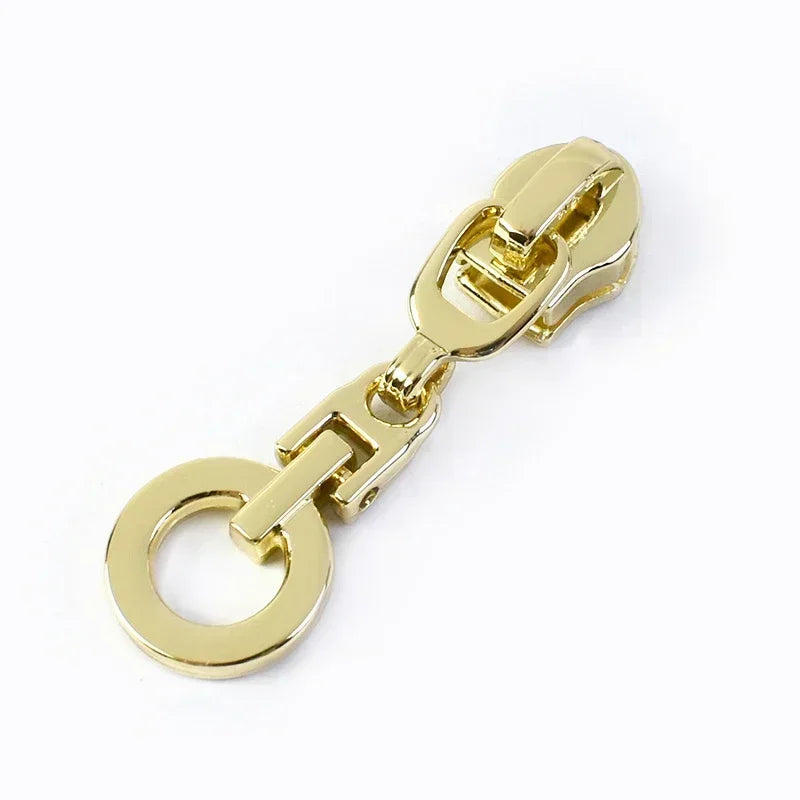 5# Zipper Sliders for Nylon Zippers Tape Bag Zips Pull Head Sewing Luggage Repair DIY