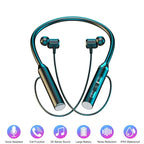 9D Bluetooth Earphones Wireless Headphones Magnetic Stereo Neckband Waterproof Sports Earbuds With Mic For