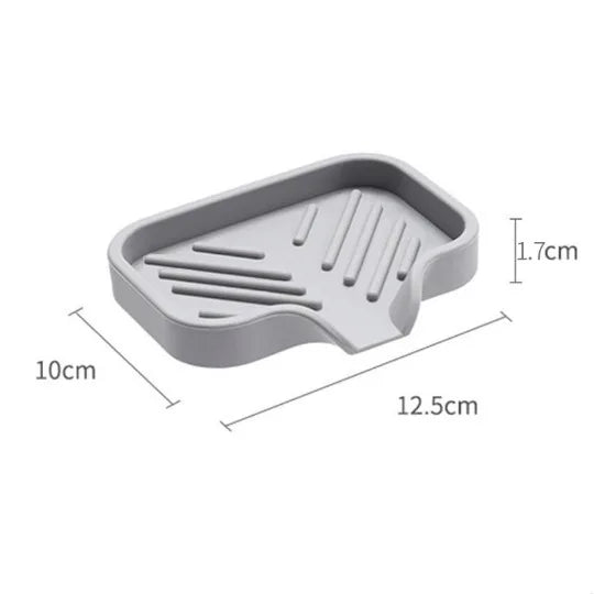 Silicone Draining Soap and Sponge Tray