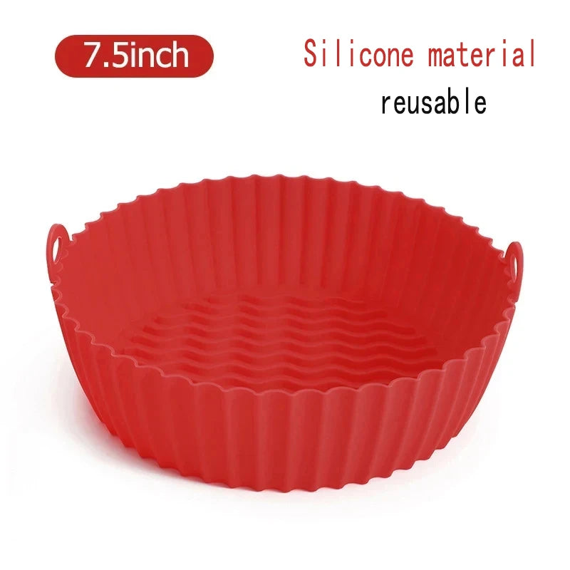 Air Fryer Disposable Paper Non-Stick Airfryer Baking Papers Round Liners Kitchen