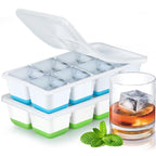 Large Ice Cube Trays Silicone Easy-Release Flexible Ice Molds