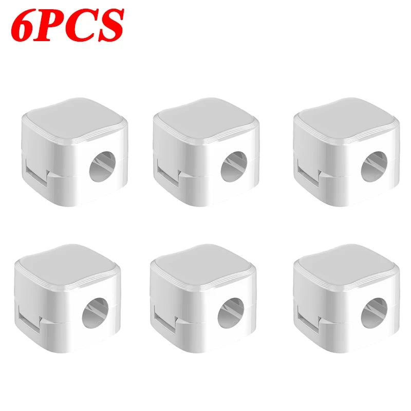 Magnetic Cable Clip Holder Adhesive Wire Keeper Cord Organizer