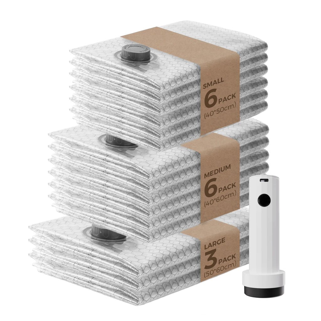 FLEXTAIL X VOLLYC Vacuum Storage Bags & Pump Sets
