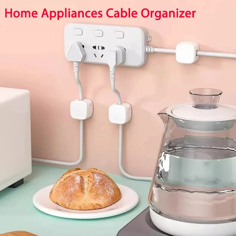Magnetic Cable Clip Holder Adhesive Wire Keeper Cord Organizer