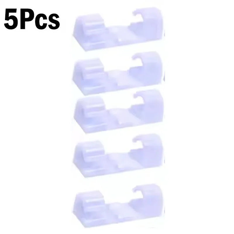 Cable Clips Organizer Drop Wire Holder Cord Management Self-Adhesive Manager Fixed