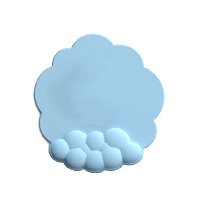 Mouse pad with wrist rest keyboard cloud anti-slip memory foam desktop office gamer