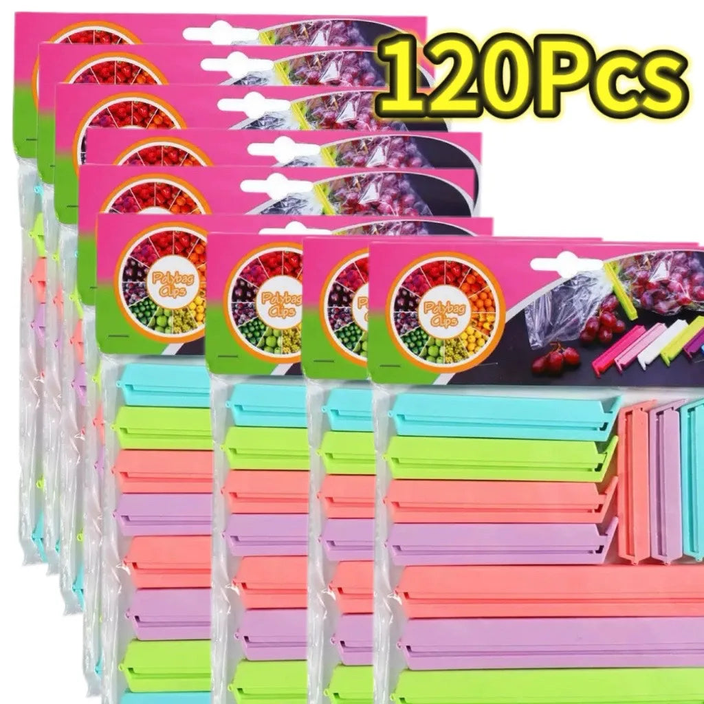 Reusable Bag Sealing Clips — Choice of Pack Size