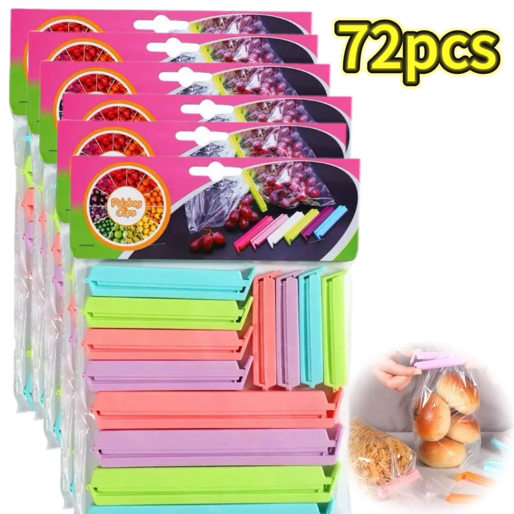 Reusable Bag Sealing Clips — Choice of Pack Size