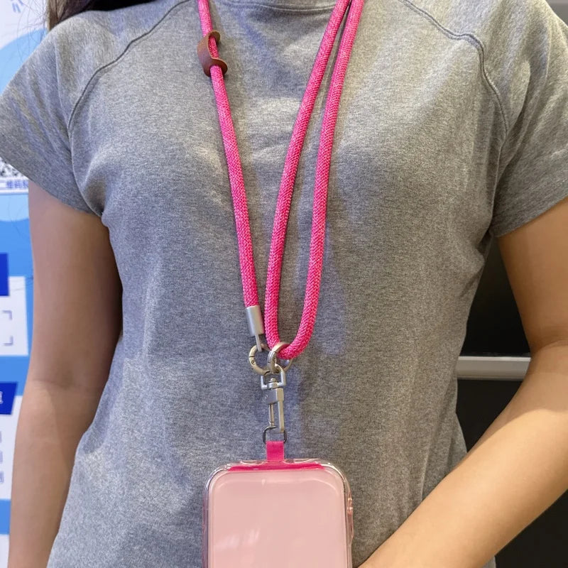 1Pc 59.06 inch Long Mobile Phone Case Strap Portable Crossbody Strap Universal With Phone Strap Connection