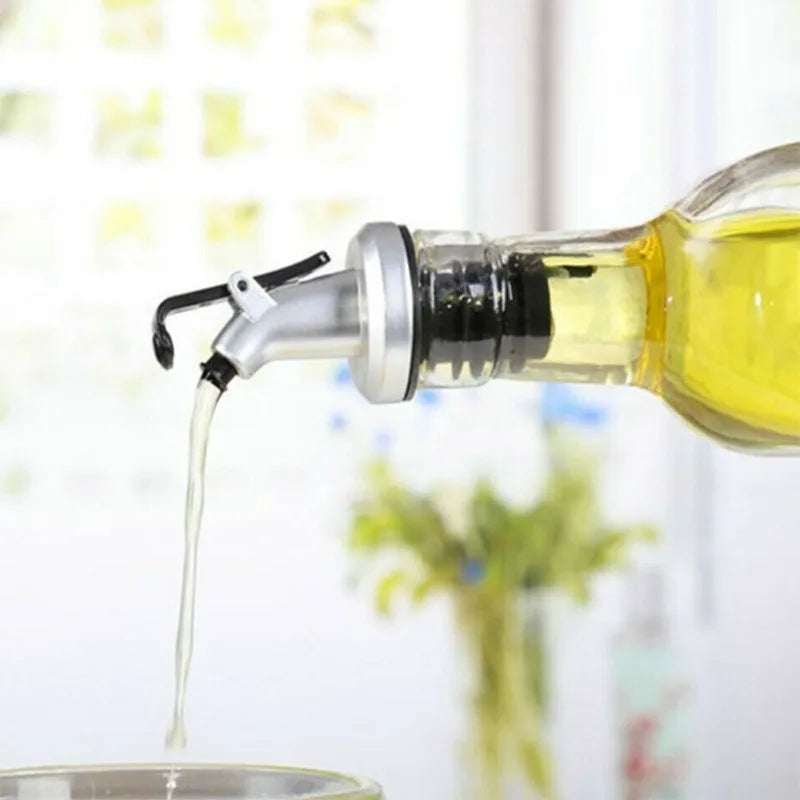 Leak-proof Capwine Cap Olive Oil Dispenser Bottle Designed for Pour Spout Vinegar, Sauce