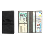 Car Registration Insurance Holder Leather Men Driving License Cover Auto Documents