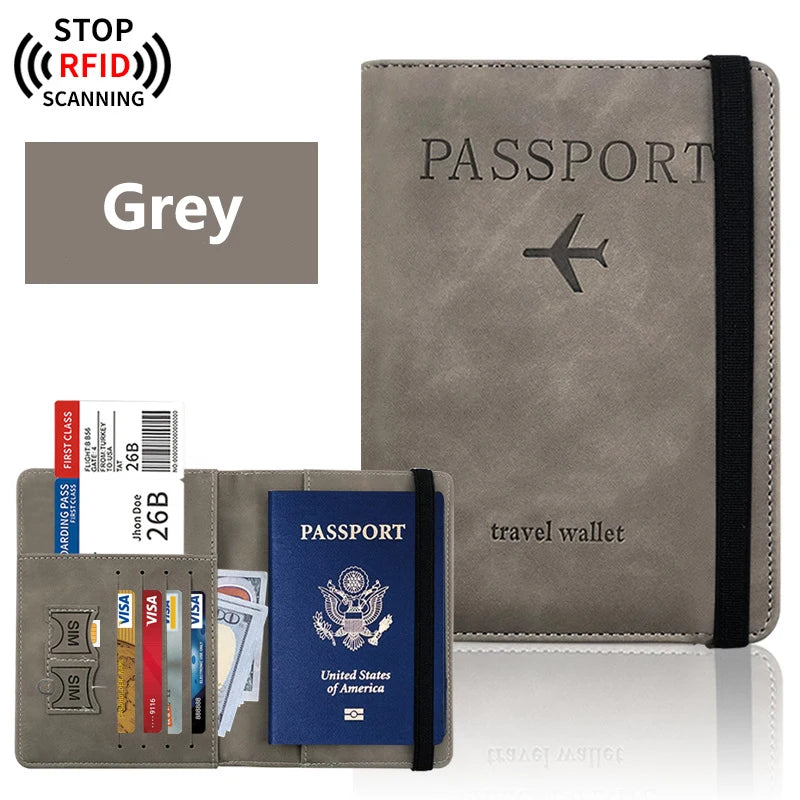 Passport Holder for Travel Essentials Wallet Cover Case for Accessories, Book Holders