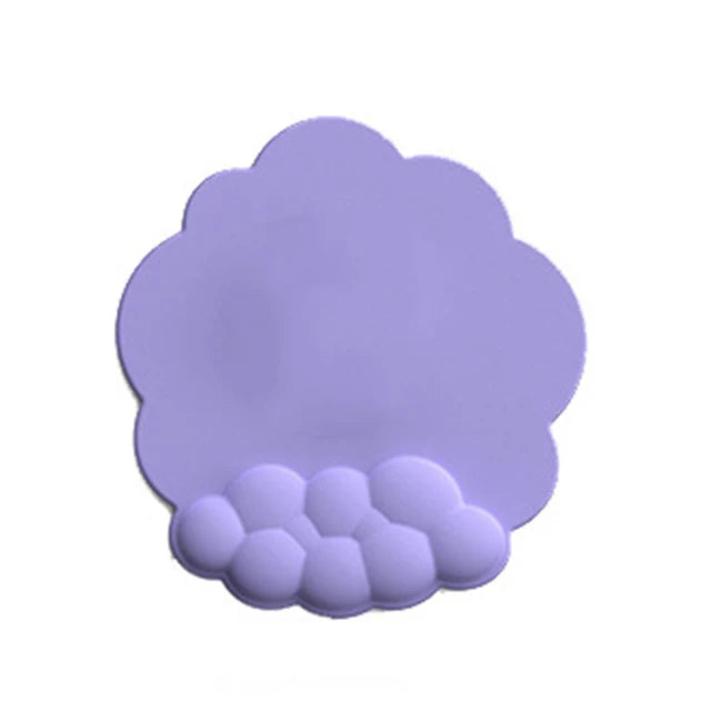 Mouse pad with wrist rest keyboard cloud anti-slip memory foam desktop office gamer