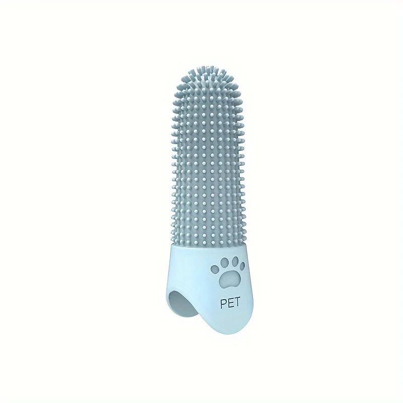 Soft Silicone Dog Toothbrush 360° Finger for Dogs Cats Durable Pet Brush Tooth Cleaning