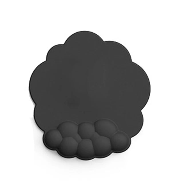 Mouse pad with wrist rest keyboard cloud anti-slip memory foam desktop office gamer