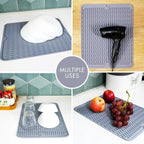 Non Slip Silicone Drying Mat for Kitchen Extra Large Heatproof Countertop Stove