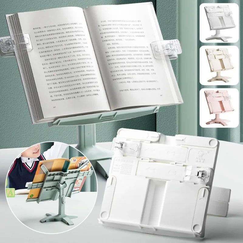 Adjustable Rotatable Portable Reading Bookshelf Multifunctional Document Holder Lifting