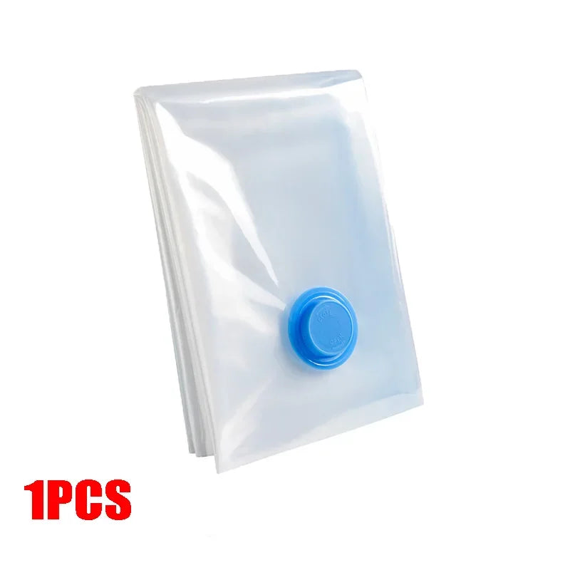 Vacuum Bag for Clothes, Air Bag with Pump, Travel Essentials, Space Saver Bags