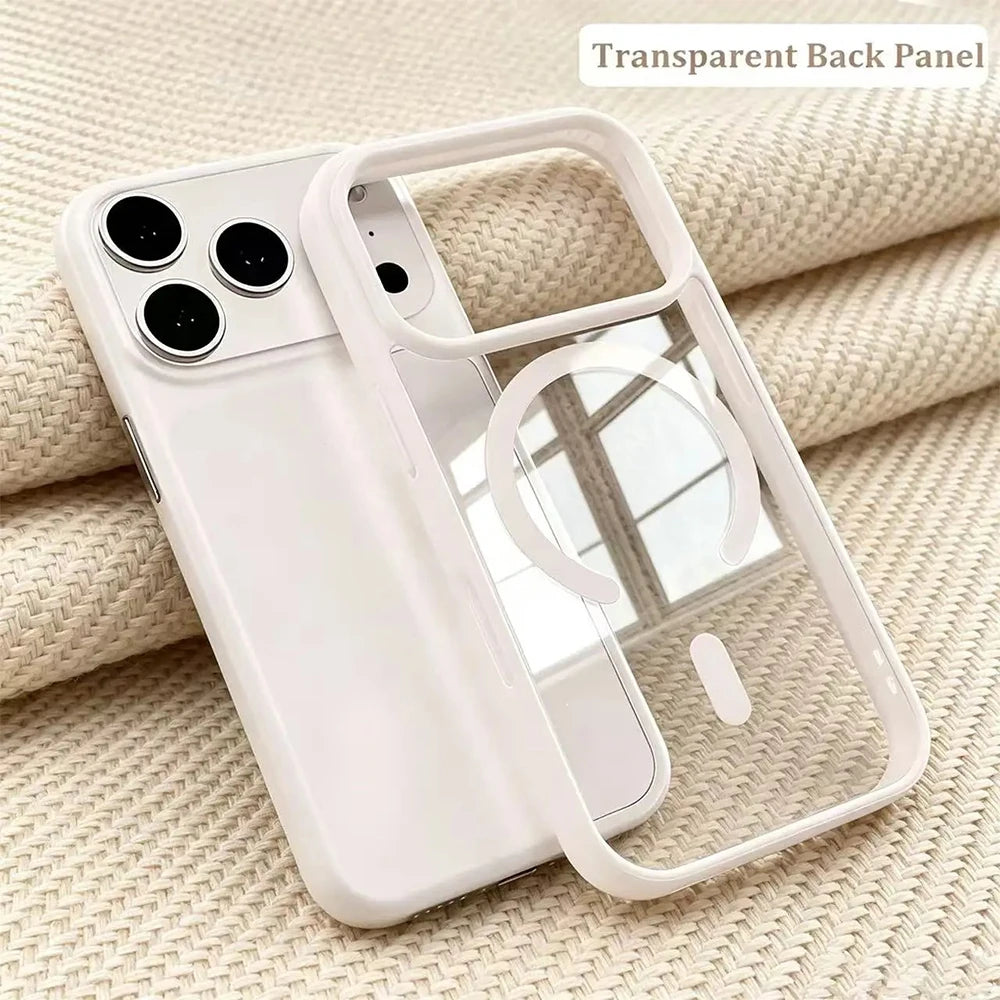 Fashion for Magsafe Wireless Charge Phone Case for iPhone 18 Pro Max 17 Air 16 Plus 15 14 13 12 11 17e 17