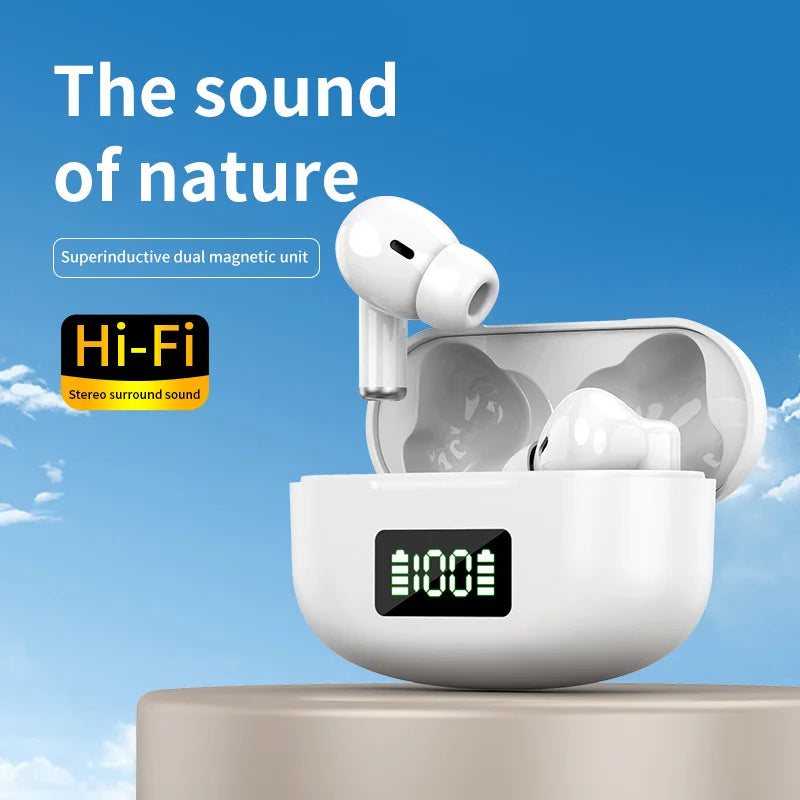True Wireless In-Ear Headphones Sleek Design Comfortable Fit Premium Sound Gaming Earphones for Sport