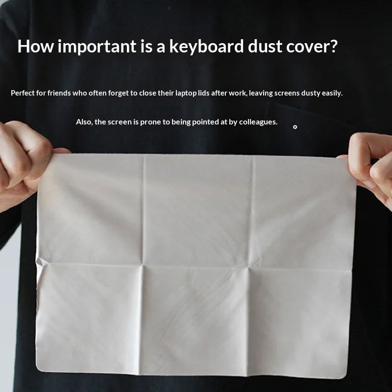 Microfiber Laptop Keyboard Cover & Cleaning Cloth