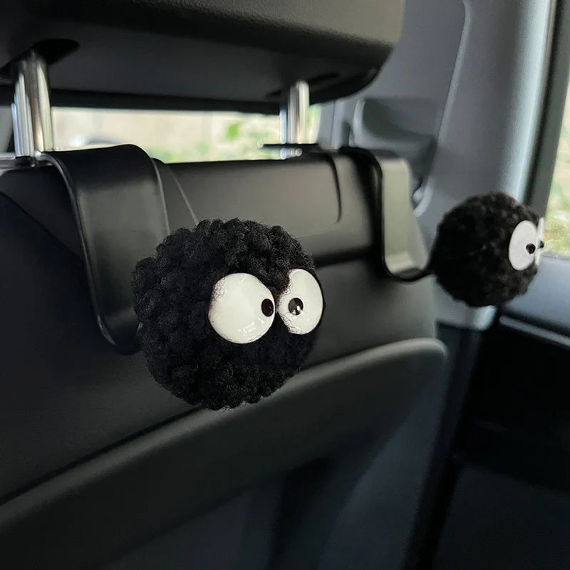 Cartoon Car Headrest Hooks — 2-Pack