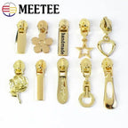 5# Zipper Sliders for Nylon Zippers Tape Bag Zips Pull Head Sewing Luggage Repair DIY