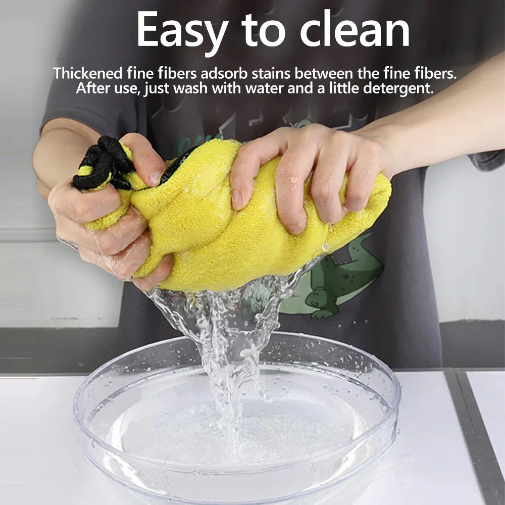 Microfiber Cleaning Towels — Choice of Size & Pack