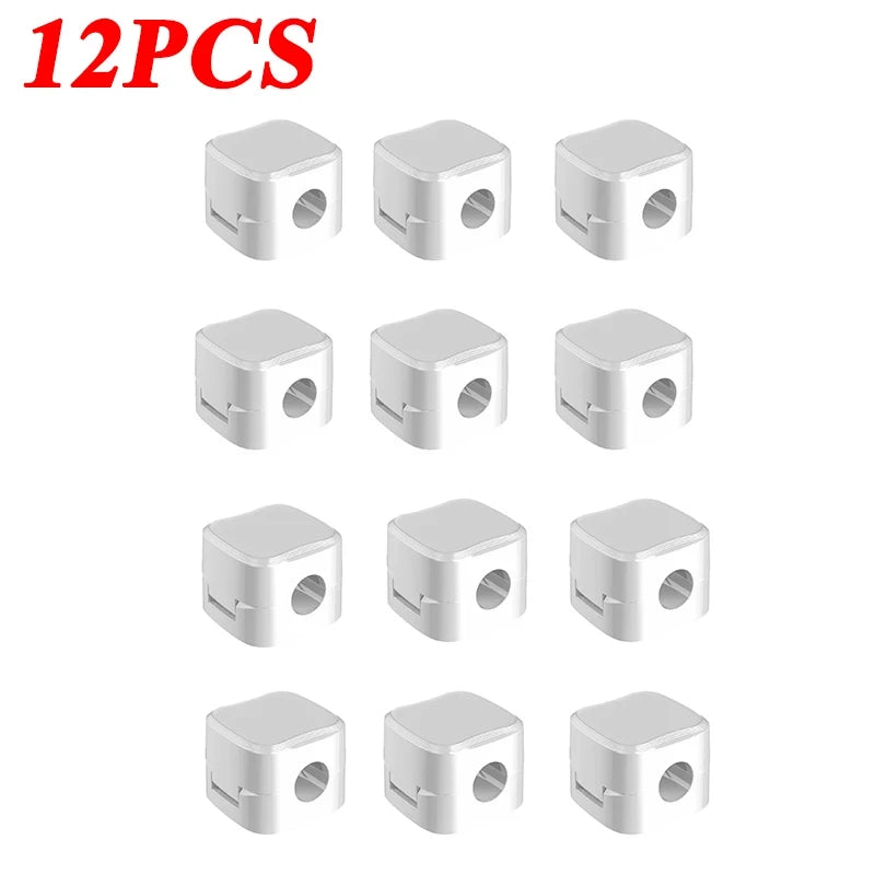 Magnetic Cable Clip Holder Adhesive Wire Keeper Cord Organizer
