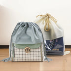 Dust Bag Handbag Moisture-proof Bundle Pocket Transparent Drawstring Storage Bag