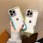Shockproof Soft Silicone Frame Phone Case for iPhone 18 17 Pro Max 13 14 15 16 NoBack Heat Dissipation