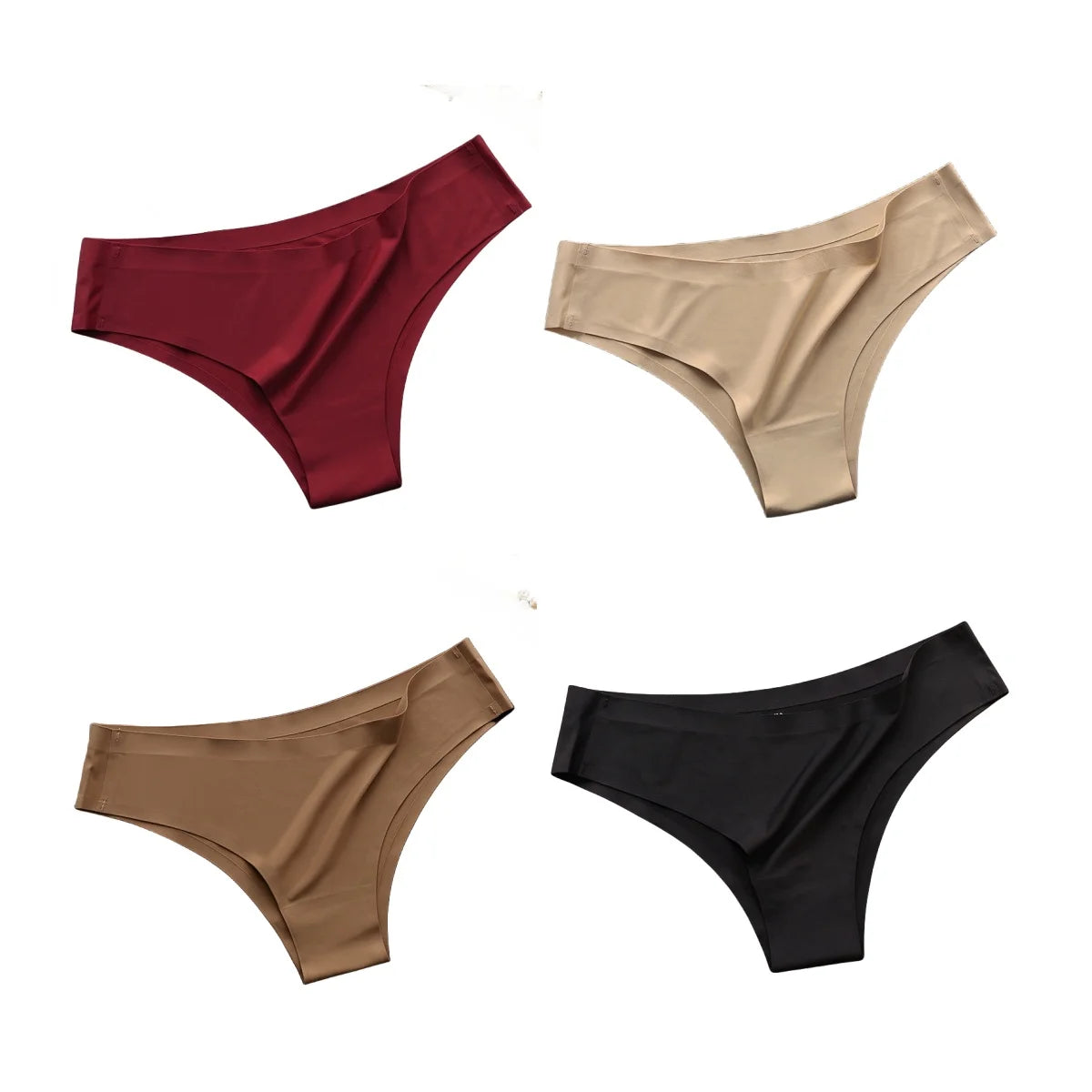 Women's Low-Rise Seamless Briefs — 4-Pack