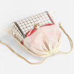 Dust Bag Handbag Moisture-proof Bundle Pocket Transparent Drawstring Storage Bag