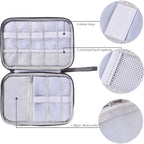 Electronics Organizer Bag Waterproof Carrying Pouch Travel Bag Universal Cable Storage